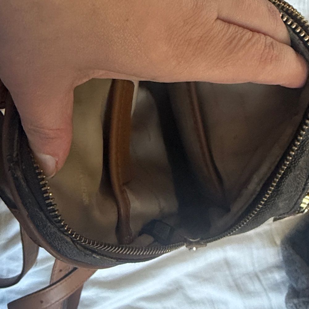 New Mk Brown Patterned Mini Backpack - image 6